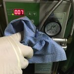 Cleanroom Paper Wipes Roll Manufacturer - Multi-purpose Industrial Cleaning Heavy Duty 100gsm Lint Free Blue Jumbo