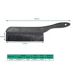 ESD Anti Static Cleaning Brush Manufacturer - GI Professional Anti-static Carbon Conductive Black Nylon Bristle PP Handle