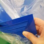 Clean Room Sticky Mat Manufacturer - Clinic Hospital 30 Sheets Blue LDPE Film Adhesive Reusable for Shoes