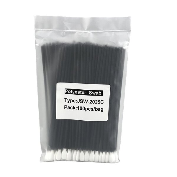 Cleanroom Polyester Swabs Manufacturer - GI PCB Industrial Cleaning 100pcs Lint Free Long Handle Knitted