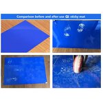 Clean Room Sticky Door Mat Manufacturer - GI Laboratory Dust Removal 18x36inch Disposable Peelable 30 Layers White