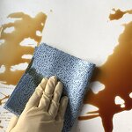 Cleanroom Wipes Manufacturer - Car Industrial Cleaning Oil Absorbency Lint Free Blue Nonwoven Meltblown 100% PP