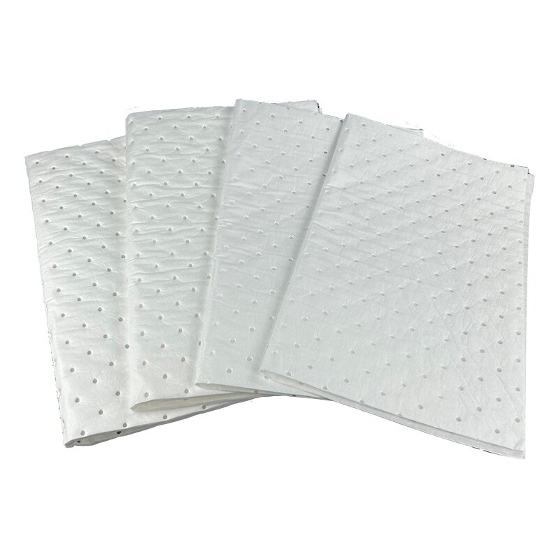 Oil Absorbent Pad Manufacturer - Universal Hazmat Disposable 200gsm 100% Polypropylene Chemical for Spill Control