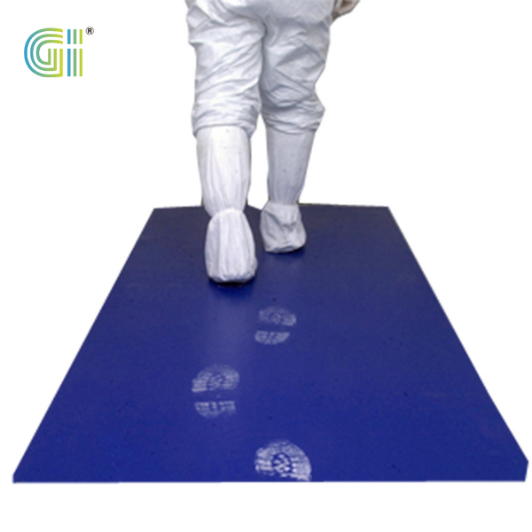 Sticky Floor Mats Manufacturer - 30 Layer Tacky Dust Collection Anti Dust Control Blue for Shoes