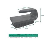 ESD Antistatic Nylon Brush Manufacturer - PCB Electronic Cleaning Durable Dissipative Polypropylene Conductive Plastic Handle