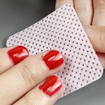 Nail Polish Remover Wipes Manufacturer - Custom LOGO Private Label Absorbent Soft Fabric Lint Free 100% PP Nonwoven Pink UV