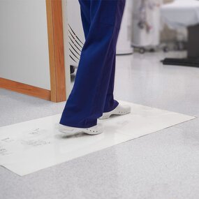 Cleanroom Sticky Floor Mat Manufacturer - Industrial Use High Strength Clean Shoes Dust Remove 30 Peelable 24x36inch Blue