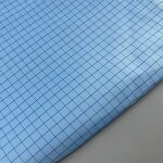 Antistatic ESD Fabric Manufacturer - GI Lint Free Washable Conductive 5mm Grid Polyester Carbon for Workwear