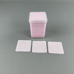 Nail Polish Remover Wipes Manufacturer - Custom LOGO Private Label Absorbent Soft Fabric Lint Free 100% PP Nonwoven Pink UV