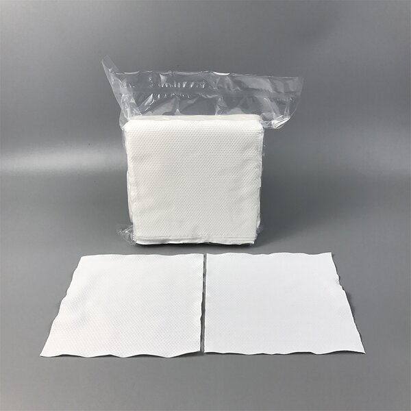 Cleanroom Wiper Manufacturer - High Absorbency Pharmacy 100pcs Lint Free Disposable 9x9inch 240gsm 2ply