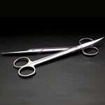 Stainless Steel Scissors Manufacturer - Multifunctional Straight Elbow Pointed for Beauty Eyebrows Beard Hair Pet Nail