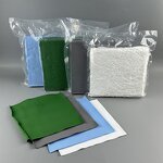 Cleanroom Wiper Manufacturer - High Absorbency Pharmacy 100pcs Lint Free Disposable 9x9inch 240gsm 2ply