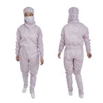 ESD Coveralls Manufacturer - GI Wholesales 5mm Stripe Reusable Anti-Static Dust-Free Antistatic for Cleanroom