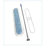 Cleanroom Mops Manufacturer - GI Dust Cleaning 90cmx17cm Dust-Free Stainless Steel Anti-static ESD Microfiber Flat