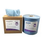 Cleanroom Wipes Paper Roll Manufacturer - Multi-purpose Industrial Cleaning Lint Free Blue Woodpulp Polyester Nonwoven
