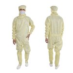 ESD Coveralls Manufacturer - GI Wholesales 5mm Stripe Reusable Anti-Static Dust-Free Antistatic for Cleanroom