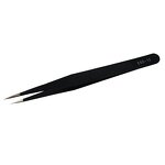 ESD Anti-static Tweezer Manufacturer - Eyelash Extension Industrial Components Maintenance Stainless Steel Black