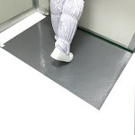 Cleanroom Sticky Door Mat Manufacturer - GI Dust Removal 30 Layers 24x36inch Gray for Cleaning Shoes