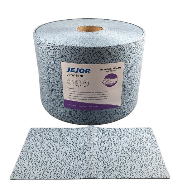 Cleanroom Nonwoven Paper Wipes Roll Manufacturer - Industrial Cleaning Lint Free 100% PP Meltblown Super Oil Removing