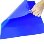 Silicone Sticky Door Mat Manufacturer - GI 3mm 5mm Dust Removal Blue Reusable Washable for Cleanroom
