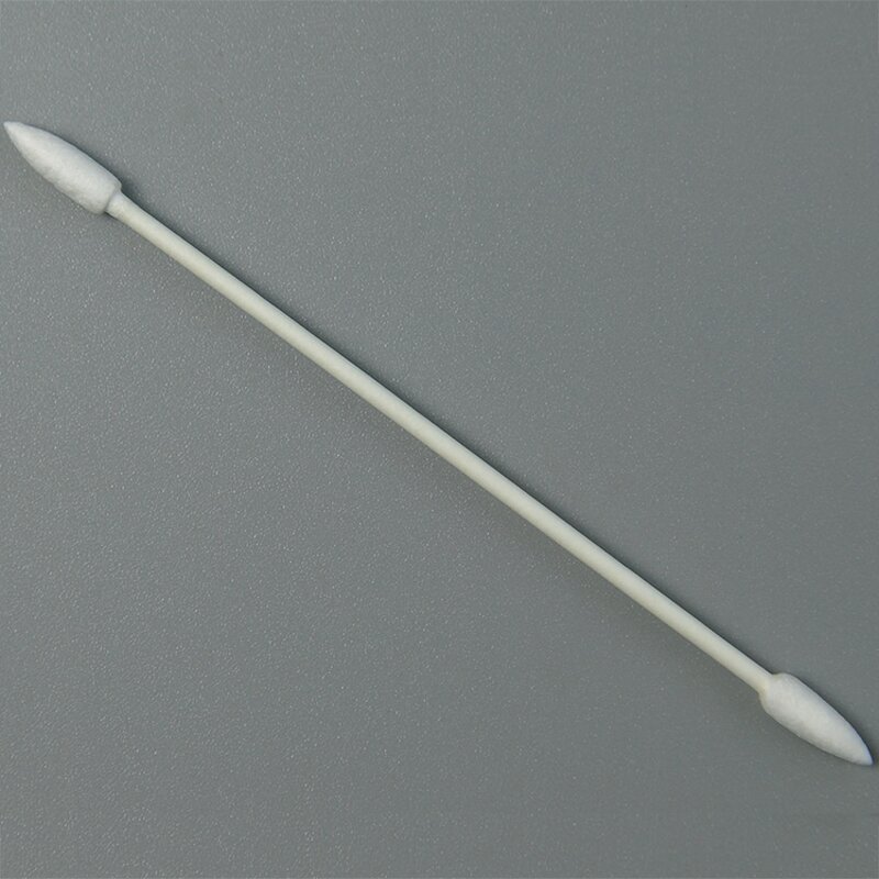 Cleanroom Cotton Swab Manufacturer - GI Wholesales Industrial Cleaning Dust Free Fiber Optic Huby 340 BB-003 Double Sharp Tip