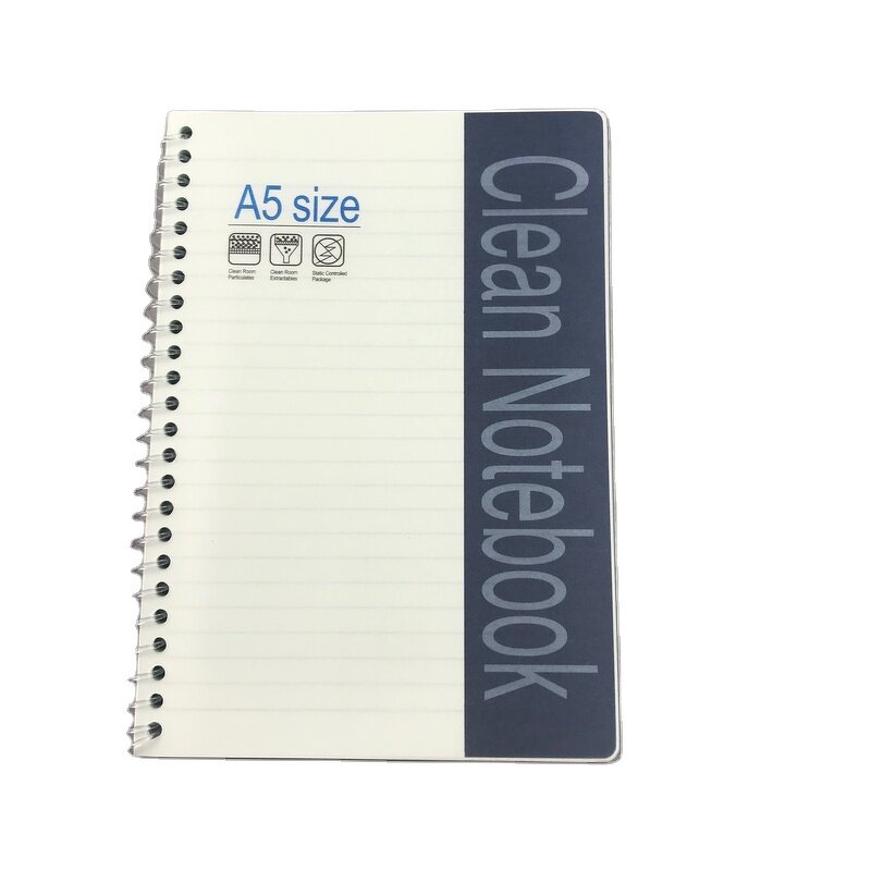 Cleanroom Notebook Manufacturer - GI 20pages Dust Free 100% Woodpulp White A5 A4 for Semiconductor Industrial