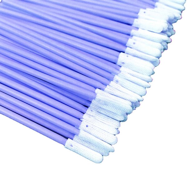 Cleanroom Swabs Manufacturer - PCB Industrial Cleaning 100pcs Single Layer 70mm Lint Free Small Head Polyester