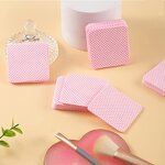 Nail Polish Remover Wipes Manufacturer - Custom LOGO Private Label Absorbent Soft Fabric Lint Free 100% PP Nonwoven Pink UV