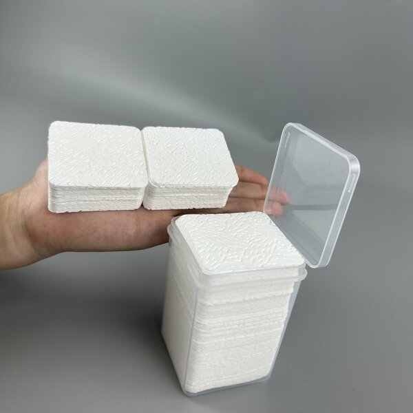 Nonwoven Wipes Manufacturer - Private Label 5x5cm Lint Free Disposable 100% PP Melt Blown for Nail Gel Remove