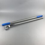 Cleanroom ESD Microfiber Mop Manufacturer - Cleaning Dust Adjustable Lint Free 45x17cm Stainless Steel Handle for Laboratory