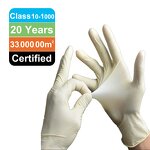 Disposable Latex Gloves Manufacturer - GI Class 10 100 1000 9 12 16 Natural Powder Free Cleanroom Working