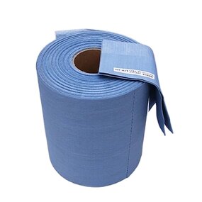 Cleanroom Jumbo Wipes Roll Manufacturer - Heavy Duty Multipurpose Industrial Cleaning 110gsm Lint Free Blue Woodpulp Polypropylene