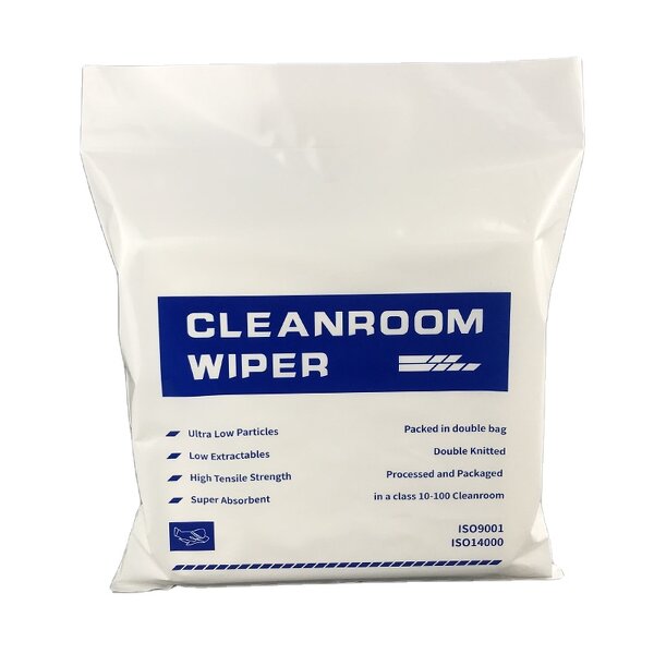 Cleanroom Wiper Manufacturer - Big Size Laser Sealed Disposable Industrial Dust Free 100% Polyester