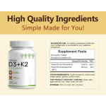 维生素D3 K2软胶囊源头工厂-GMP厂家代工维生素D3 K2 5000IU 100mcg含葵花籽油
