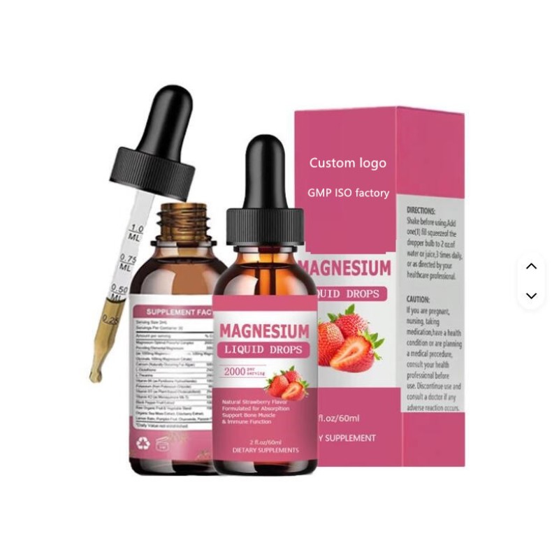 Magnesium Liquid Drops Factory - GMP ISO Factory OEM Formula Private Label Complex Supplement