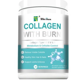 Collagen Powder Factory - OEM GMP Private Label COLLAGEN WITH BURN Fat Powder Vitamin C