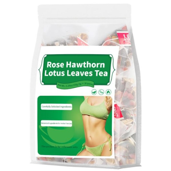 减肥茶生产商-贴牌代工厂玫瑰山楂荷叶茶