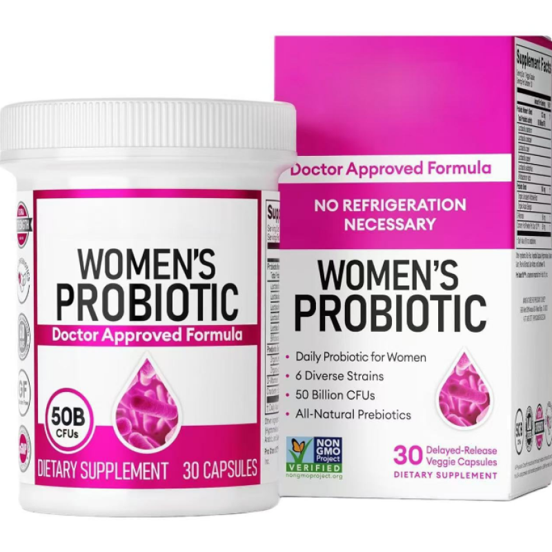 Women Probiotics Capsules Factory - OEM GMP Factory Private Label 50 Billion CFU 6 Strains