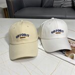 Embroidered Baseball Cap Manufacturer - Fufan Women Spring Summer Letter Soft for Men with Sunblock Visor