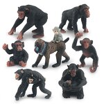 Wild Animal Primate Model Manufacturer - Lelewu Simulates Orangutan Mandrill Chimpanzee Ghost Baboon Decoration Toy