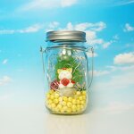 Landscape Glass Jar Light Manufacturer - Senlin Cross-border LED Outdoor Decoration Hanging Color Solar Glow Mason Bottle DIY