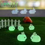 Glow-in-the-dark Rabbit Doll Manufacturer - Good quality Landscape Cute Fat Pendant DIY Moss Garden Decoration Accessories