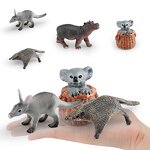 Wild Animal Model Manufacturer - Lelewu Simulation Hippos Koala Anteater Flying Mouse Baby Decoration