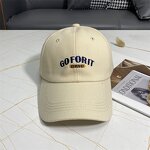 Embroidered Baseball Cap Manufacturer - Fufan Women Spring Summer Letter Soft for Men with Sunblock Visor