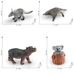 Wild Animal Model Manufacturer - Lelewu Simulation Hippos Koala Anteater Flying Mouse Baby Decoration