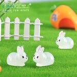 Glow-in-the-dark Rabbit Doll Manufacturer - Good quality Landscape Cute Fat Pendant DIY Moss Garden Decoration Accessories