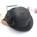Women's Floppy Lace Hat Manufacturer - Summer Brim UV Protect Sun Beach Elegant Party Wedding Foldable Casquette Mujer