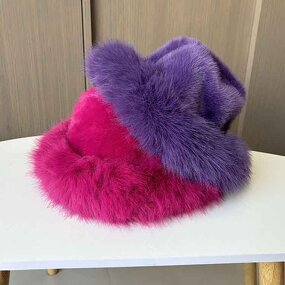 Winter Plush Fisherman Hat Manufacturer - New Outdoor Cold Proof Warm Basin Children's Thick Casual Versatile Furry Hot Selling