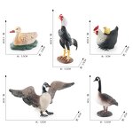 Farm Poultry Animal Model Manufacturer - Lelewu Simulation Female Fighting Hen Back Chick Canada Goose Chicken Duck Goose Decoration