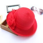Women's Floppy Lace Hat Manufacturer - Summer Brim UV Protect Sun Beach Elegant Party Wedding Foldable Casquette Mujer